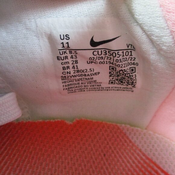 Nike Renew 2 Running Sneakers Womens 11 Blue Football Grey Pink CU3505 101 - Picture 6 of 6